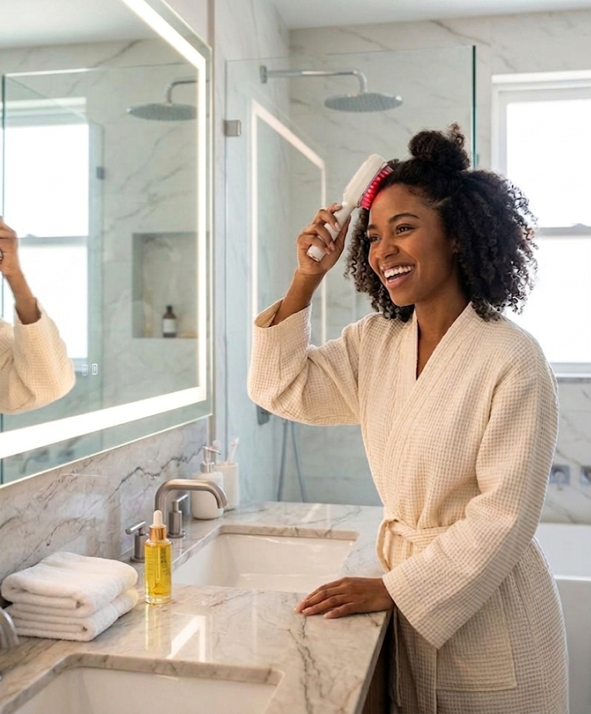 FolliRoot Scalp Massager — Red Light + Warming Massage